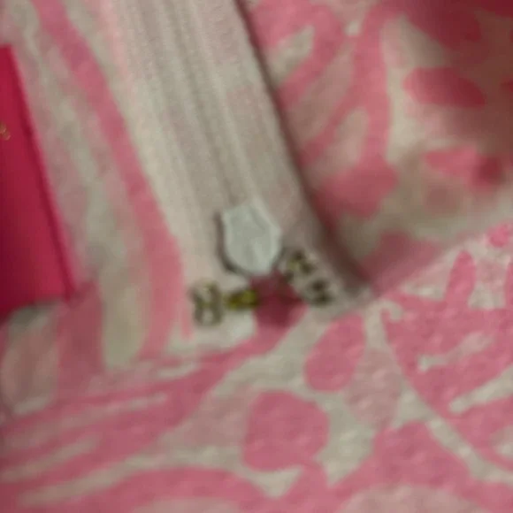 Lilly Pulitzer MacFarlane Flamingo Pink Shift Dress Seashell Sz 00 EUC - Picture 11 of 11